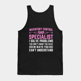 Funny Appreciation Woman Inventory Control Specialist Tank Top